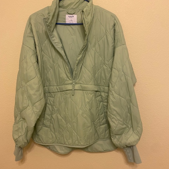 Old Navy Active Medium Bubble Jacket Sea Green - Picture 6 of 8